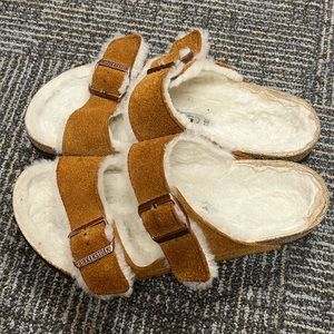 Birkenstock Arizona Shearling Slide Sandal